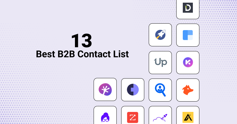 13 Best B2B Contact List Providers